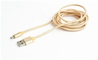 GEMBIRD GEMBIRD Kabel CABLEXPERT USB A Male/Micro B Male 2.0, 1,8m, opletený, zlatý, blister
