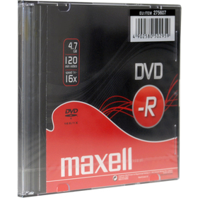 MAXELL DVD-R 4,7GB 16x 1PK SC MAXELL