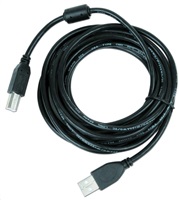 GEMBIRD GEMBIRD Kabel USB 2.0 A-B propojovací 4,5m Premium (černý, ferit, zlacené kontakty)