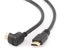 GEMBIRD GEMBIRD Kabel HDMI - HDMI 1.8m, 90° konektor (v1.4, M/M, zlacené kontakty, úhlový, stíněný)