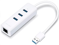 TP-LINK TP-Link UE330 [USB 3.0 3-portový hub & gigabitový ethernet adaptér 2 in 1 USB adaptér]
