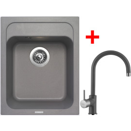 Sinks CLASSIC 400 Titanium+VITALIA GR (záruka 5 let)