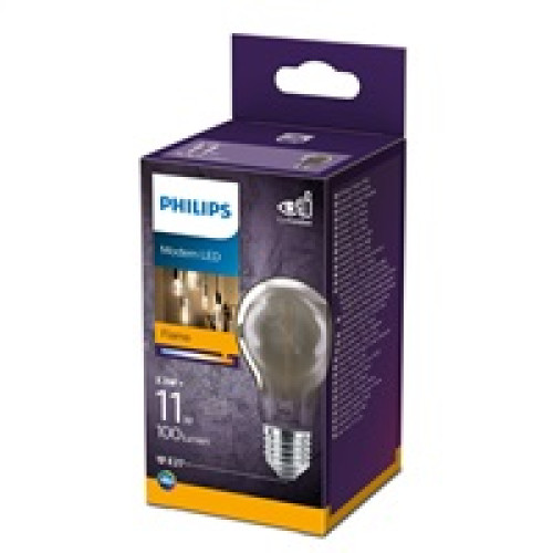 PHILIPS žárovka LEDclassic 11W A60 E27 smoky ND RFSRT4