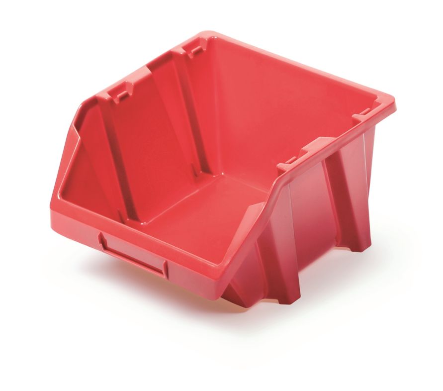 PROSPERPLAST Plastový úložný box BINEER SHORT 118x98x70 červený
