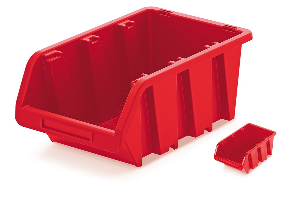 PROSPERPLAST Plastový úložný box TRUCK 115x80x60 červený