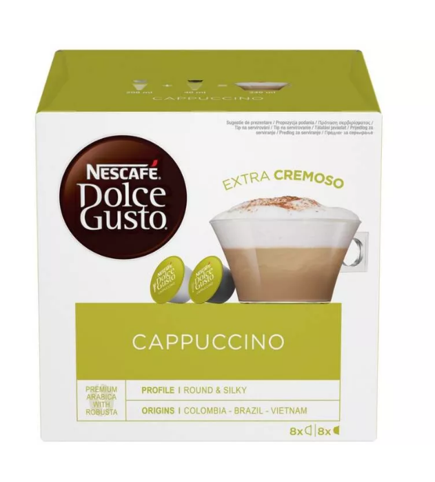 NESCAFÉ Nescafé Dolce Gusto® Cappuccino kávové kapsle 16 ks