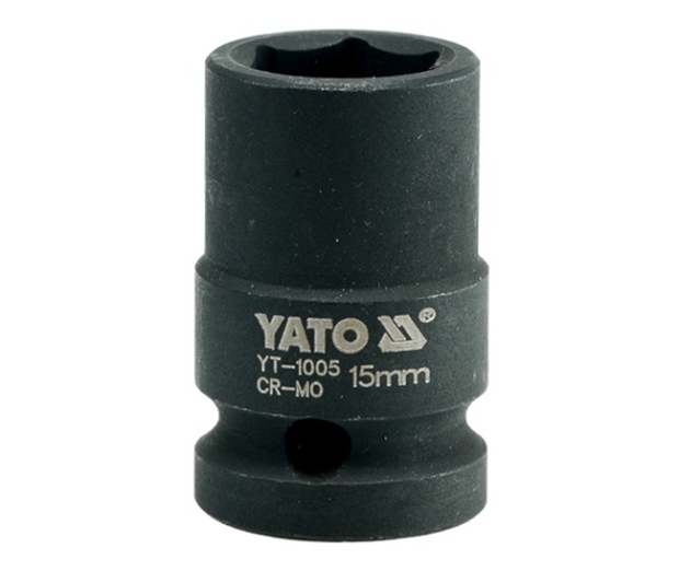 YATO Yato Nástavec 1/2" rázový šestihranný 15 mm CrMo