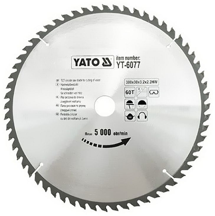 YATO Yato Kotouč na dřevo 300 x 30 mm 60z