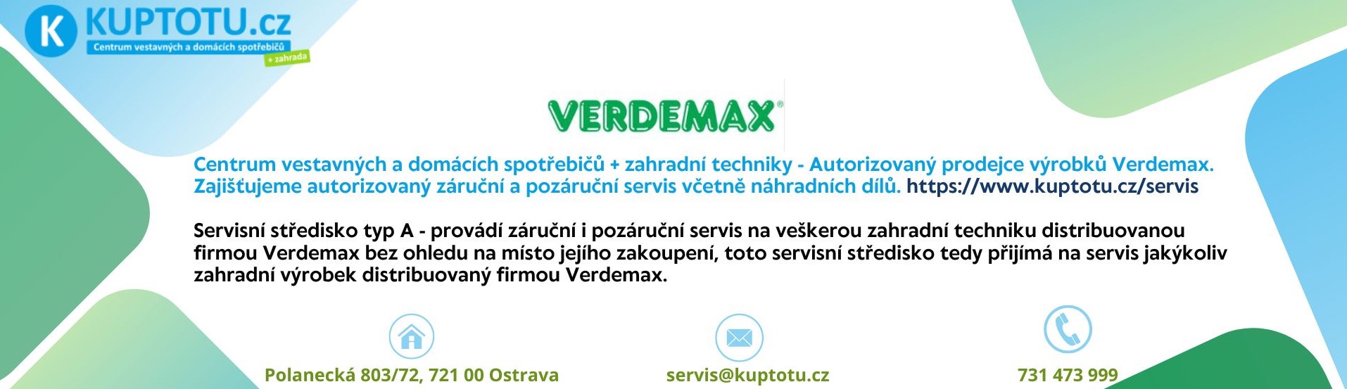 Servis - Verdemax